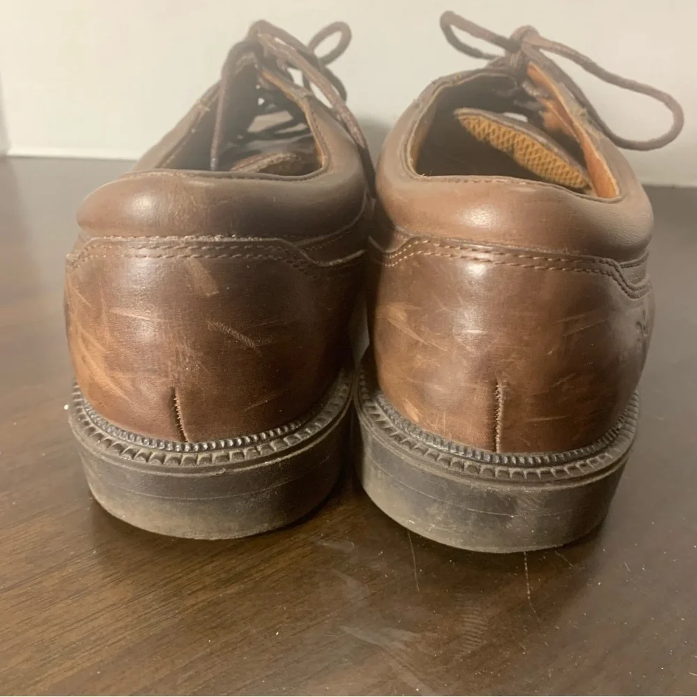 Frye Taylor Mens Brown Leather Lace Up Oxford Shoes